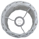 vidaXL Lampshade 25x17 cm wicker white