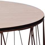 vidaXL Salontafels 2 st koperkleurig