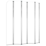 vidaXL Bath Screen 120x140 cm Tempered Glass Transparent