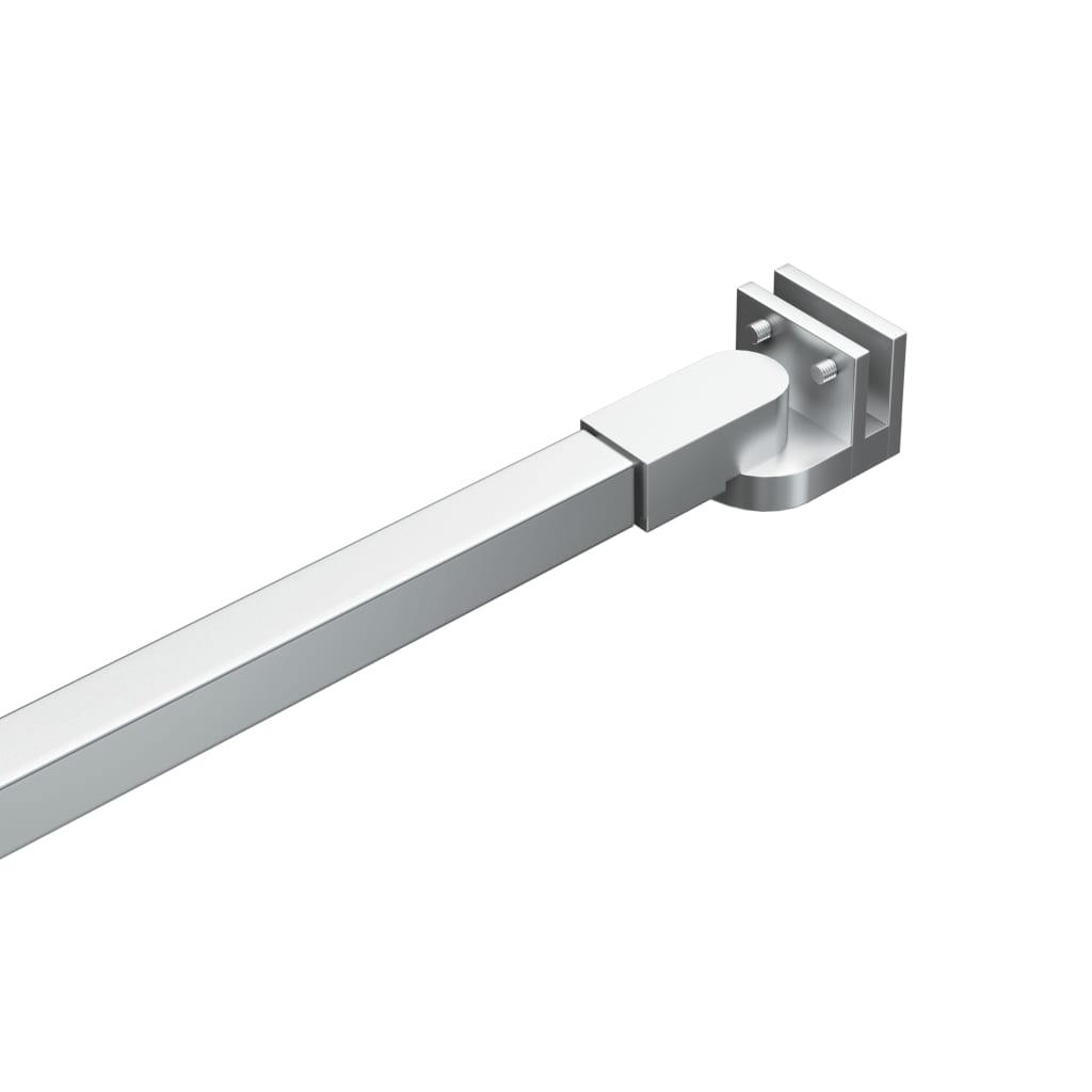 vidaXL Shower Screen Support Bar 47.5 cm Stainless Steel