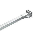 vidaXL Shower Screen Support Bar 47.5 cm Stainless Steel