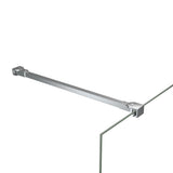 vidaXL Shower Screen Support Bar 47.5 cm Stainless Steel