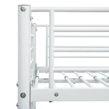 vidaXL Bunk Bed Metal White 90x200 cm
