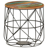 vidaXL Salontafels 2 st massief gerecycled hout