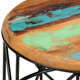 vidaXL Salontafels 2 st massief gerecycled hout