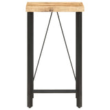 vidaXL Bartafel 60x60x107 cm ruw mangohout