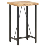 vidaXL Bartafel 60x60x107 cm ruw mangohout