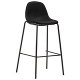 vidaXL Barstoelen 6 stof noir