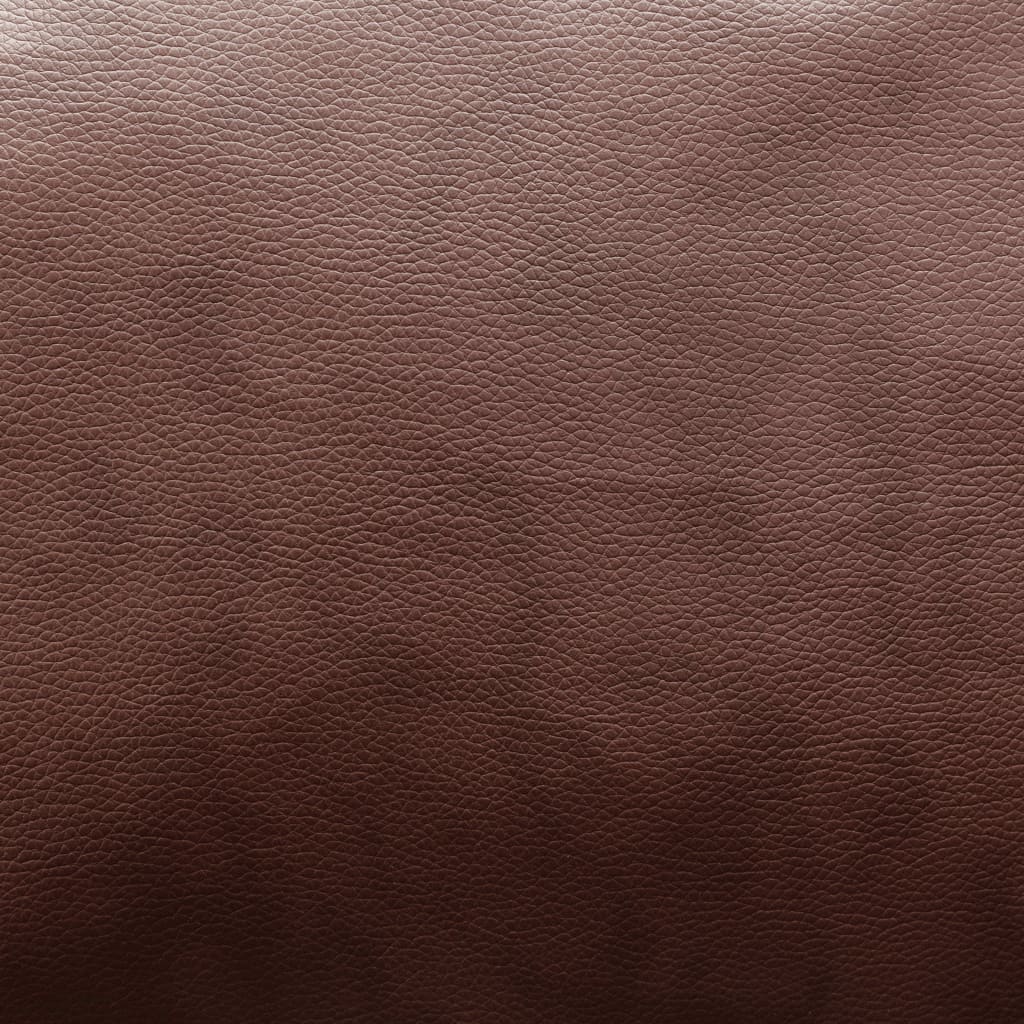 vidaXL Hoekbank kunstleer bruin