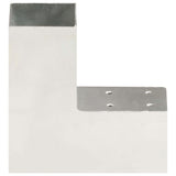 vidaXL Post Connector L-shape 71x71 mm Galvanized Metal