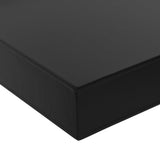 vidaXL Wandplanken zwevend 2 st 40x20x3,8 cm zwart