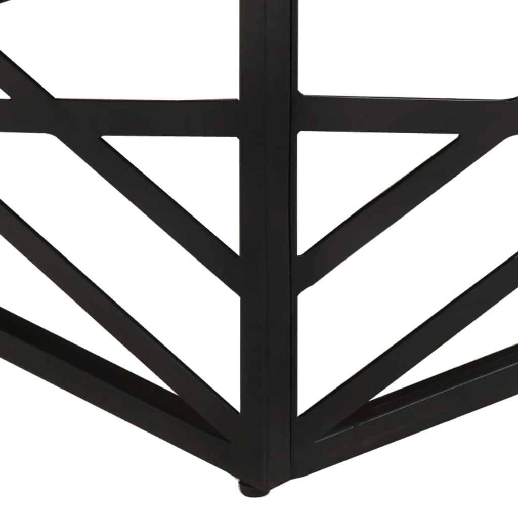 vidaXL Salontafel 68x68x35 cm massief mangohout