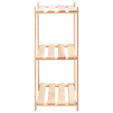 vidaXL Opbergrek 3-laags 60x38x90 cm massief grenenhout 150 kg
