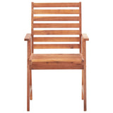 vidaXL Garden Chairs 4 pcs Solid Acacia Wood