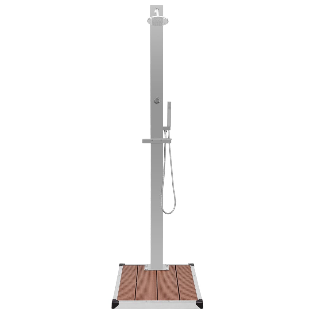 vidaXL Outdoor Shower with Tray HKC Stainless Steel