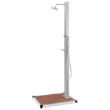 vidaXL Outdoor Shower with Tray HKC Stainless Steel
