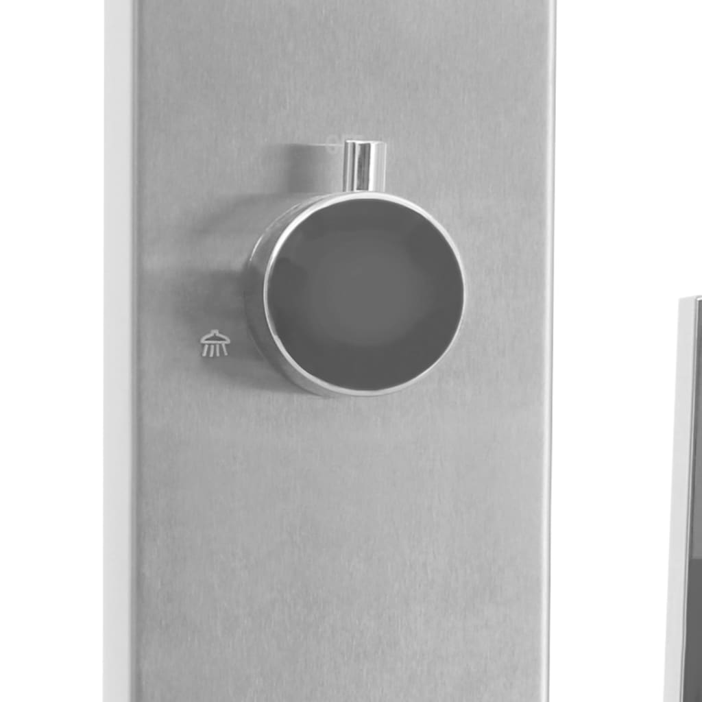 vidaXL Outdoor Shower with Tray HKC Stainless Steel