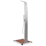 vidaXL Outdoor Shower with Tray HKC Stainless Steel