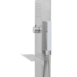 vidaXL Outdoor Shower with Tray HKC Stainless Steel