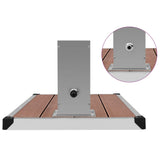 vidaXL Outdoor Shower with Tray HKC Stainless Steel