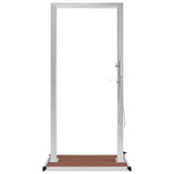 vidaXL Outdoor Shower with Tray HKC Stainless Steel