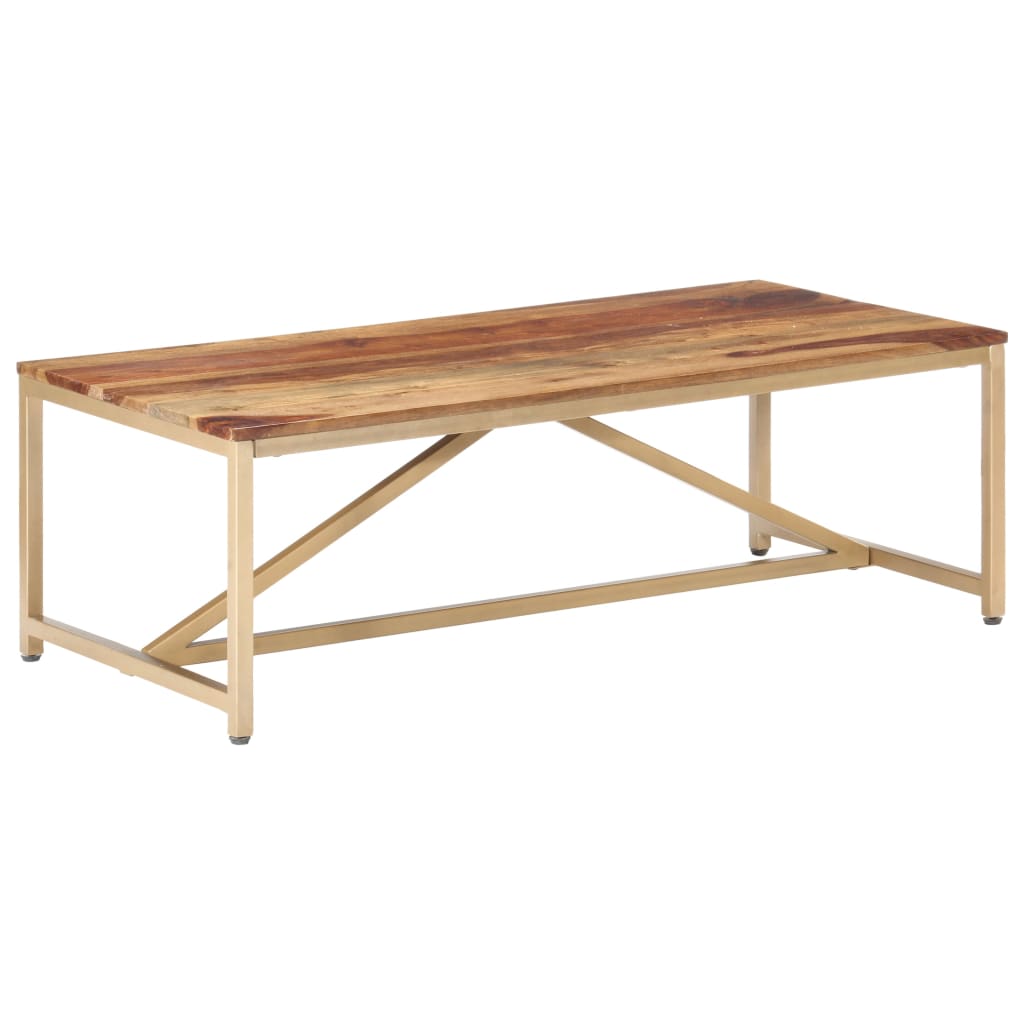 vidaXL Salontafel 120x60x40 cm massief hout