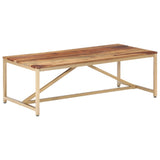 vidaXL Salontafel 120x60x40 cm massief hout