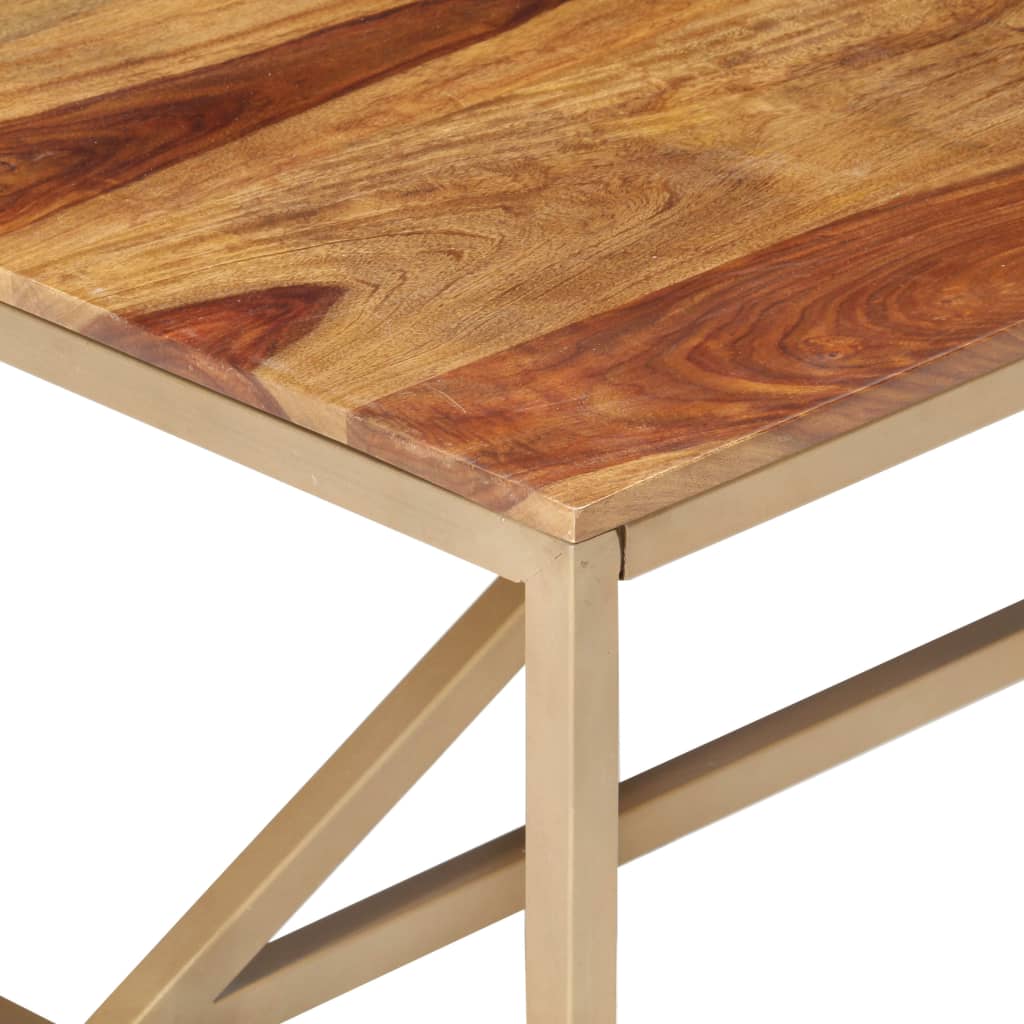 vidaXL Salontafel 120x60x40 cm massief hout