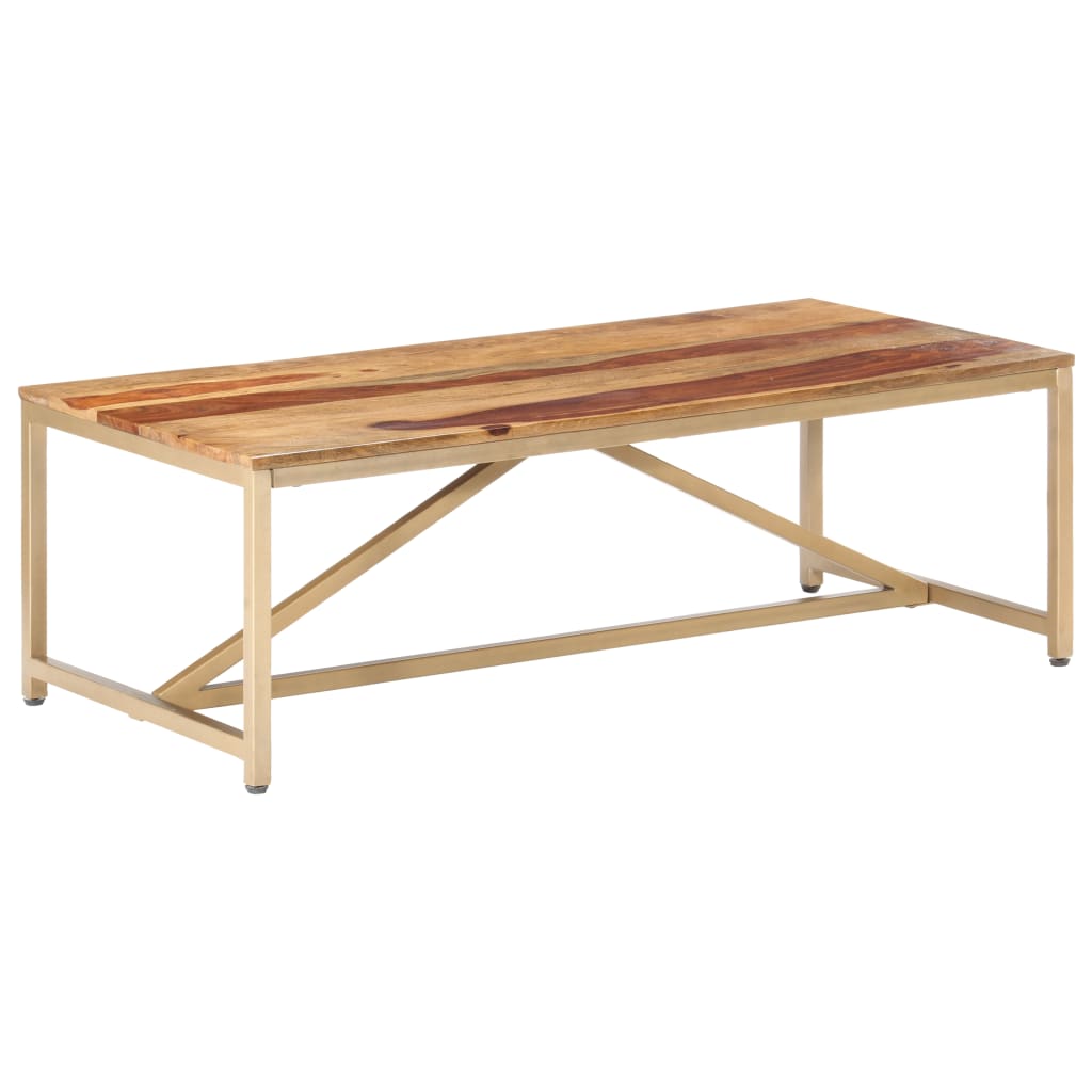 vidaXL Salontafel 120x60x40 cm massief hout
