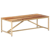 vidaXL Salontafel 120x60x40 cm massief hout