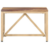 vidaXL Bijzettafel 60x60x40 cm massief hout