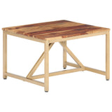 vidaXL Bijzettafel 60x60x40 cm massief hout