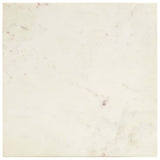 vidaXL Salontafel 40x40x35 cm echt steen met marmeren textuur wit