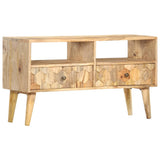 vidaXL TV Cabinet 90x30x50 cm Solid Mango Wood