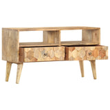 vidaXL TV Cabinet 90x30x50 cm Solid Mango Wood