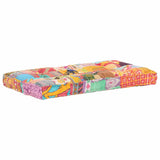 vidaXL Pallet Sofa Cushion Fabric Patchwork Multicolour