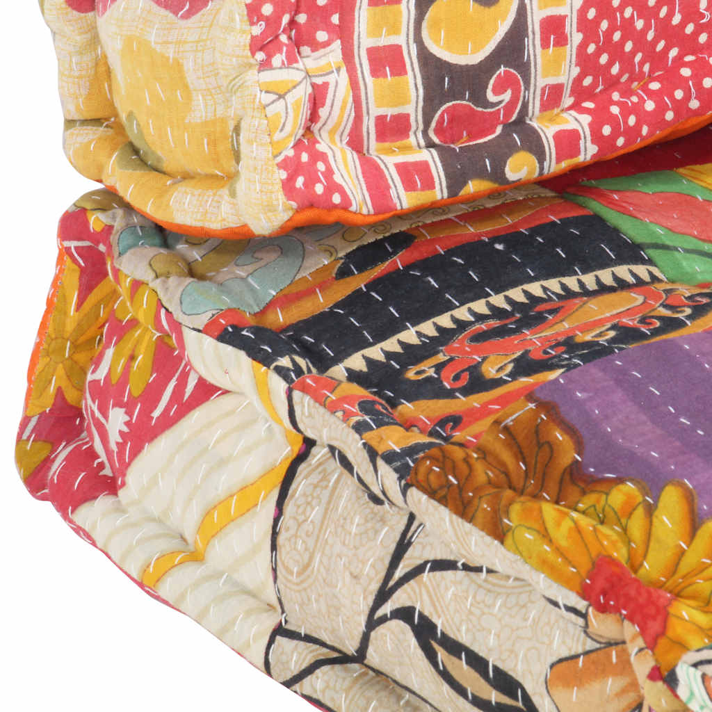 vidaXL Pallet Sofa Cushion Fabric Patchwork Multicolour