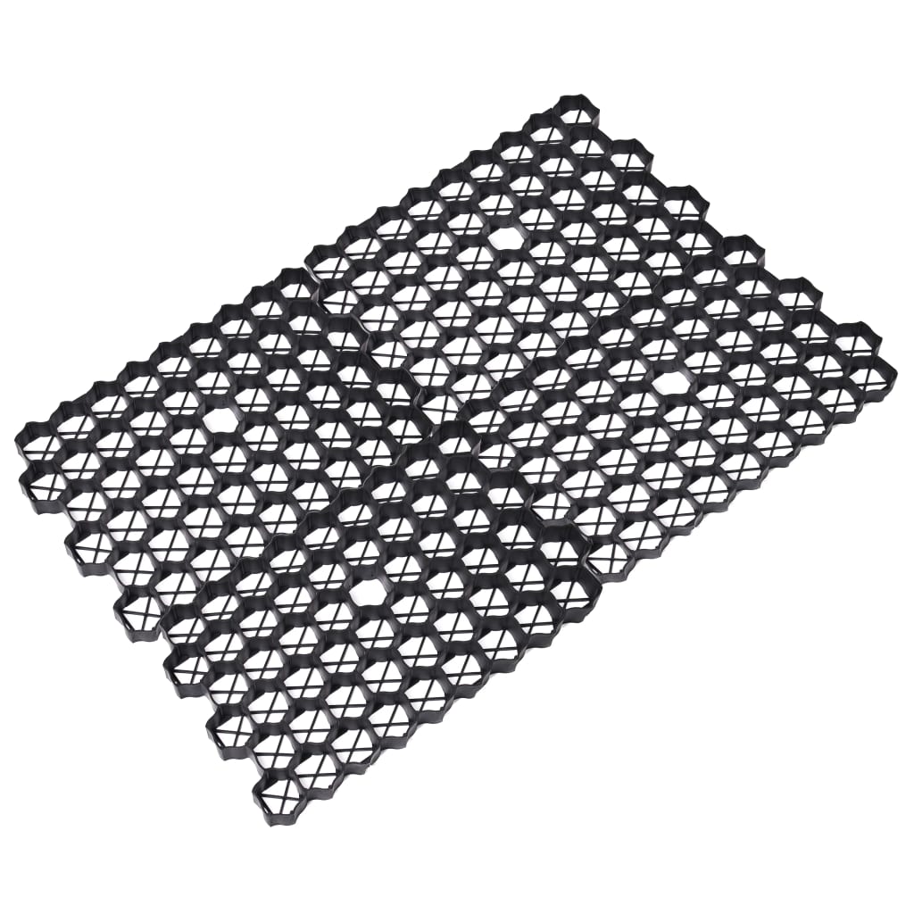 vidaXL Grass Grids 16 pcs 60x40x3 cm plastic green