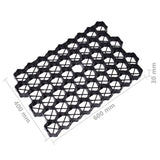 vidaXL Grass Grids 16 pcs 60x40x3 cm plastic green
