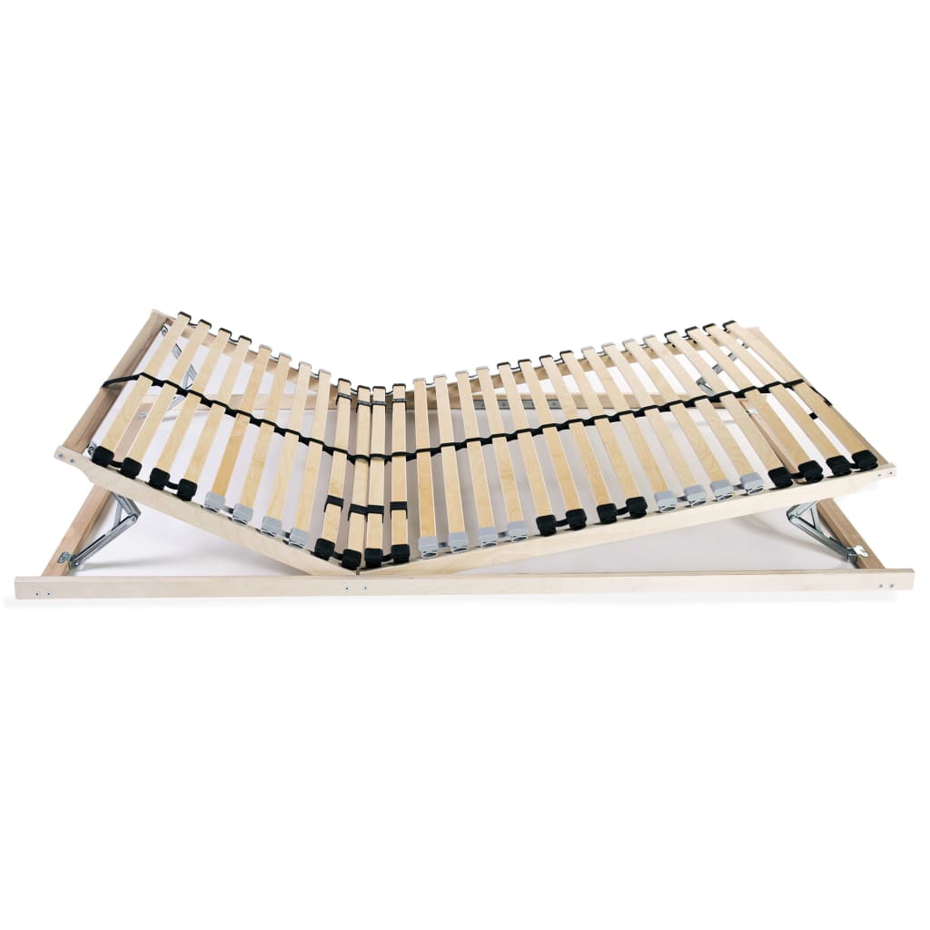 vidaXL Bed Slats 2 pcs with 28 Slats 7 Zones 70x200 cm