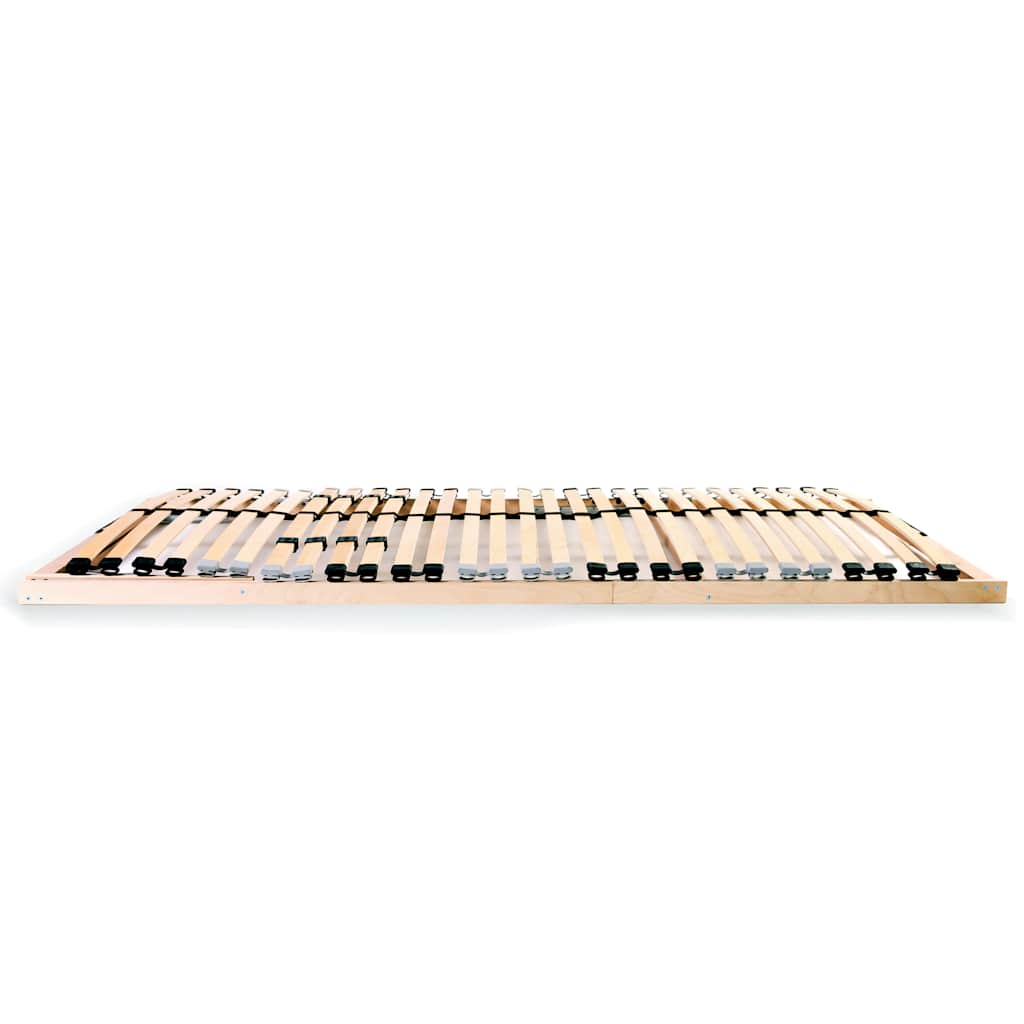 vidaXL Slatted bed base 2 pcs with 28 slats 7 zones 70x200 cm
