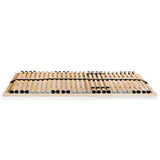 vidaXL Lattes 2 pièces avec 28 lattes 7 zones 70x200 cm