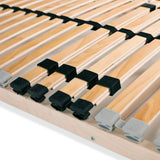 vidaXL Lattes 2 pièces avec 28 lattes 7 zones 70x200 cm