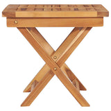 vidaXL Sun loungers 2 pcs with table solid teak wood