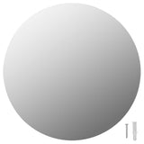 vidaXL Wall Mirrors 2 pcs round 40 cm glass