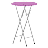 vidaXL Bartafelpoten inklapbaar 45x53x108 cm staal zilverkleurig