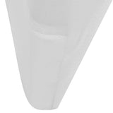 vidaXL Chair covers stretch 18 pcs white