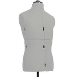 vidaXL Mannequin Adjustable Male Size 37-45 Grey