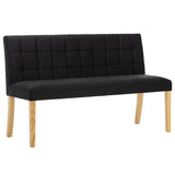 vidaXL Bench 140 cm velvet black