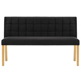 vidaXL Bench 140 cm velvet black